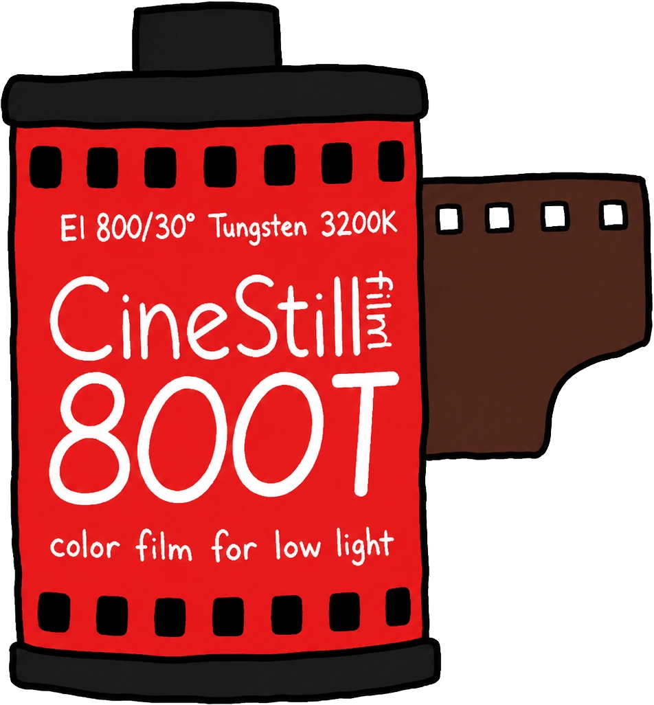 Cinestill 800T 필름