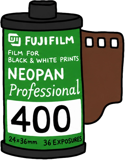 Fujifilm Neopan 400 Presto 필름