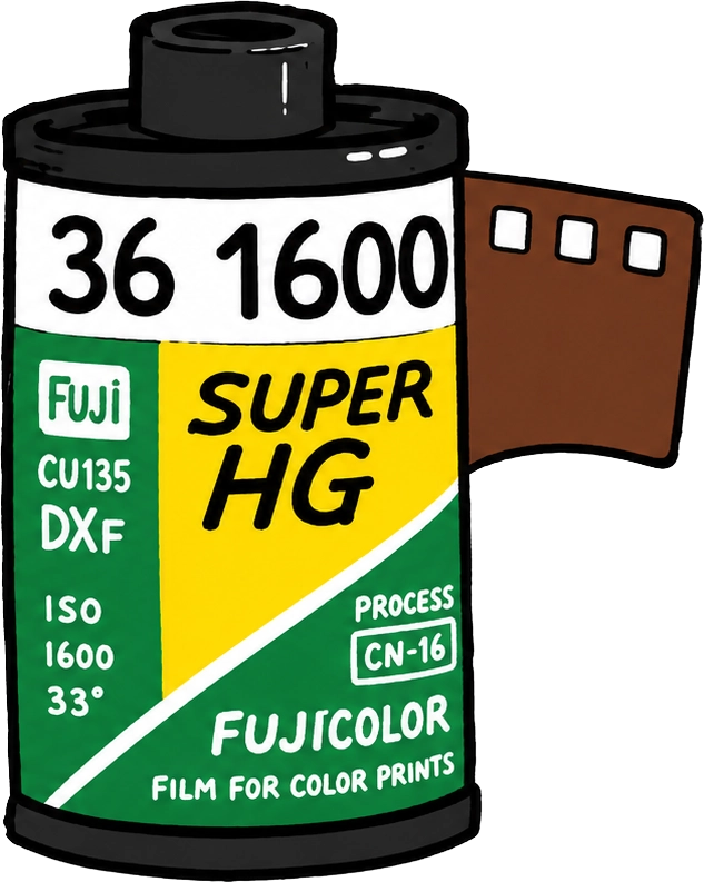Fujifilm Fujicolor Super HG 1600 필름