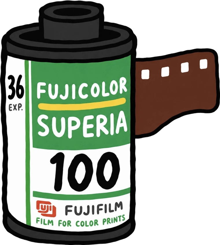 Fujifilm Fujicolor Superia 100 フィルム