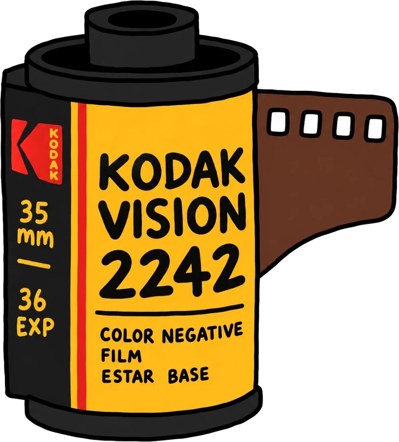Kodak Vision 2242 フィルム