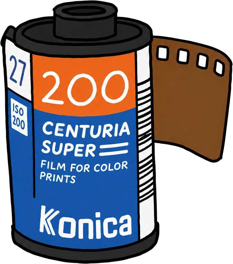 Konica Centuria Super 200 필름