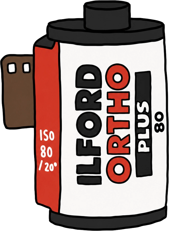 Ilford Ortho Plus 80 필름