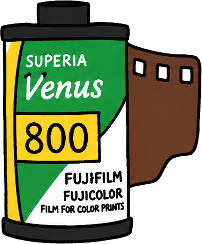 Fujifilm Superia Venus 800 필름