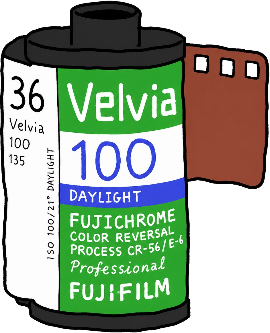 Fujifilm Velvia 100 필름