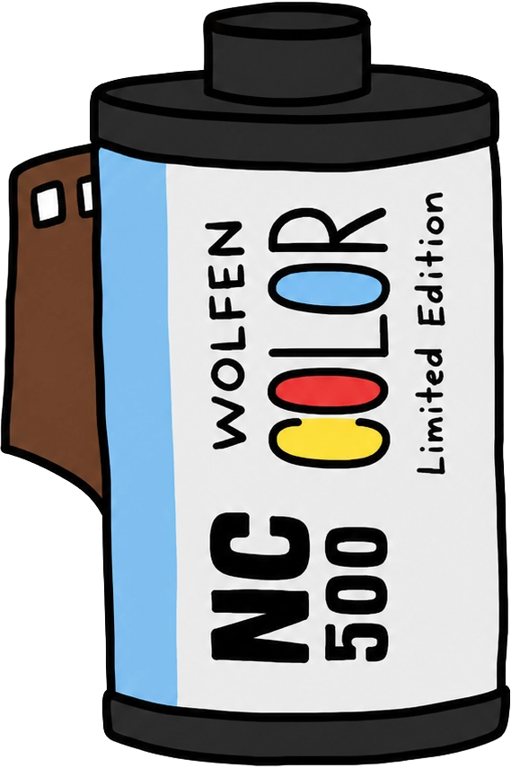 ORWO Wolfen NC500 필름