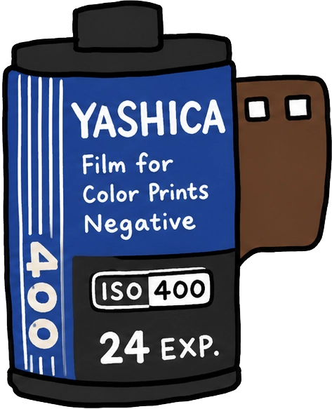 Yashica Color 400 필름